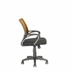 Best reviews of 🤩 UrbanPro Contemporary Mesh Fabric Back Swivel Office Chair In Orange 🎉 -Deals Writing Desks Store 2517120 2 L