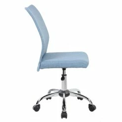 Best Sale 🤩 Urbanpro Modern Armless Desk Chair In Blue Jean 🥰 -Deals Writing Desks Store 2517125 2 L