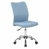 Best Sale 🤩 Urbanpro Modern Armless Desk Chair In Blue Jean 🥰 -Deals Writing Desks Store 2517125 L