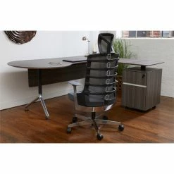 New ✨ UrbanPro Contemporary Executive High Back Office Chair In Gray 😀 -Deals Writing Desks Store 2517128 11 L