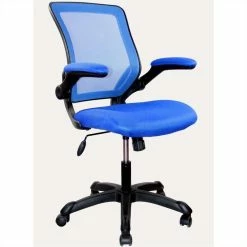 Buy 😀 Urbanpro Mesh Task Office Chair In Blue ✨ -Deals Writing Desks Store 2517133 4 L