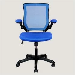 Buy 😀 Urbanpro Mesh Task Office Chair In Blue ✨ -Deals Writing Desks Store 2517133 L
