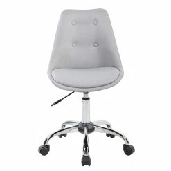 Promo 🎁 Urbanpro Traditional Armless Desk Chair In Gray ❤️ -Deals Writing Desks Store 2517136 1 L 1