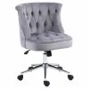 Discount 🌟 Alexent Velvet Office Chair With Adjustable 360 Degree Swivel In Gray 💯 -Deals Writing Desks Store 2517330 L 1