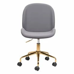 Cheap 😍 Eden Home Modern Steel Frame Office Chair In Gray ❤️ 15 Cheap 😍 Eden Home Modern Steel Frame Office Chair In Gray ❤️ -Deals Writing Desks Store 2530661 03 L