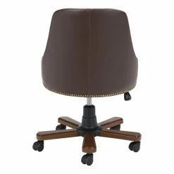Budget 🔥 Eden Home Modern Birch Wood Office Chair In Brown 🔥 20 Budget 🔥 Eden Home Modern Birch Wood Office Chair In Brown 🔥 -Deals Writing Desks Store 2530665 04 L