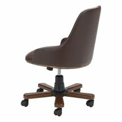 Budget 🔥 Eden Home Modern Birch Wood Office Chair In Brown 🔥 21 Budget 🔥 Eden Home Modern Birch Wood Office Chair In Brown 🔥 -Deals Writing Desks Store 2530665 05 L