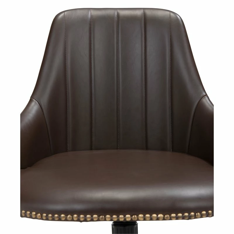 Budget 🔥 Eden Home Modern Birch Wood Office Chair In Brown 🔥 9 Budget 🔥 Eden Home Modern Birch Wood Office Chair In Brown 🔥 - Image 7