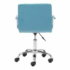 New 🥰 Eden Home Modern Steel Frame Office Chair In Blue 🎉 16 New 🥰 Eden Home Modern Steel Frame Office Chair In Blue 🎉 -Deals Writing Desks Store 2530668 04 L