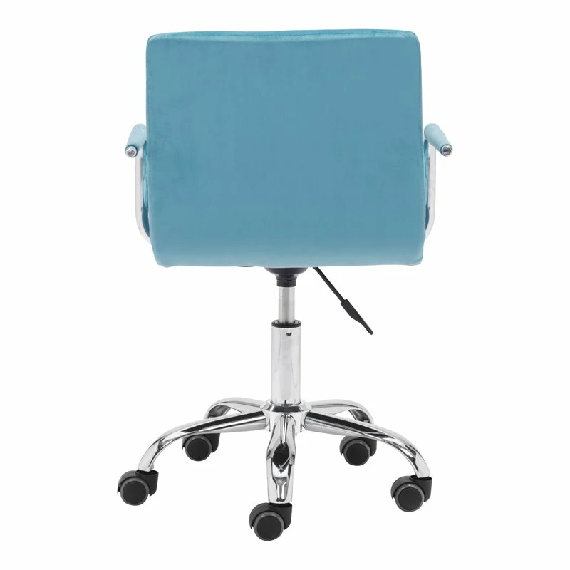 New 🥰 Eden Home Modern Steel Frame Office Chair In Blue 🎉 7 New 🥰 Eden Home Modern Steel Frame Office Chair In Blue 🎉 - Image 5