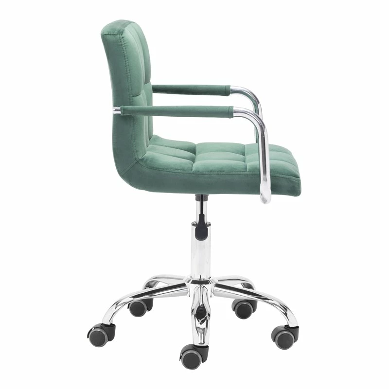 New 🌟 Eden Home Modern Steel Frame Office Chair In Green 🛒 5 New 🌟 Eden Home Modern Steel Frame Office Chair In Green 🛒 - Image 3