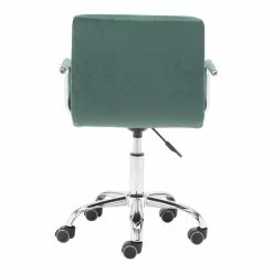 New 🌟 Eden Home Modern Steel Frame Office Chair In Green 🛒 16 New 🌟 Eden Home Modern Steel Frame Office Chair In Green 🛒 -Deals Writing Desks Store 2530706 04 L