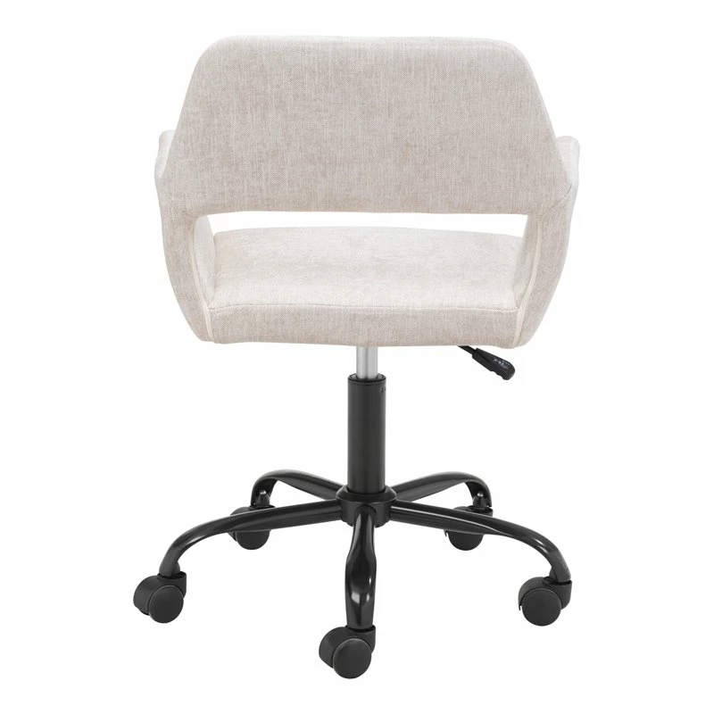 Hot Sale ✔️ Eden Home Modern Steel Frame Office Chair In Beige 🤩 7 Hot Sale ✔️ Eden Home Modern Steel Frame Office Chair In Beige 🤩 - Image 5