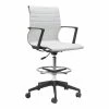 Top 10 ✨ Eden Home Modern Steel Metal And Polyurethane Drafter Office Chair In White 👍 -Deals Writing Desks Store 2531012 L