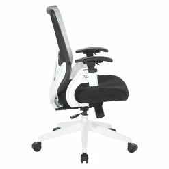 Flash Sale ✔️ Office Star White Vertical Mesh Back Manager's Chair With Black Mesh Fabric Seat 💯 16 Flash Sale ✔️ Office Star White Vertical Mesh Back Manager's Chair With Black Mesh Fabric Seat 💯 -Deals Writing Desks Store 2533947 3 L