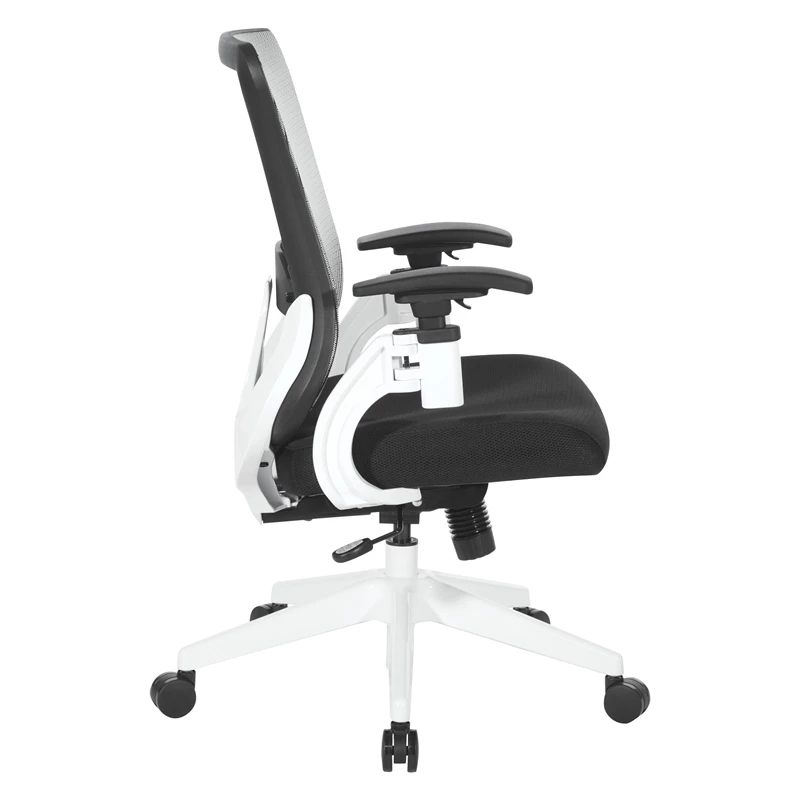 Flash Sale ✔️ Office Star White Vertical Mesh Back Manager's Chair With Black Mesh Fabric Seat 💯 6 Flash Sale ✔️ Office Star White Vertical Mesh Back Manager's Chair With Black Mesh Fabric Seat 💯 - Image 4