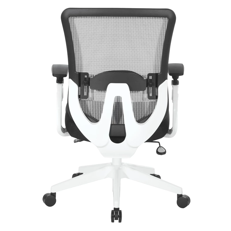 Flash Sale ✔️ Office Star White Vertical Mesh Back Manager's Chair With Black Mesh Fabric Seat 💯 7 Flash Sale ✔️ Office Star White Vertical Mesh Back Manager's Chair With Black Mesh Fabric Seat 💯 - Image 5
