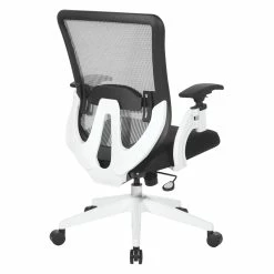 Flash Sale ✔️ Office Star White Vertical Mesh Back Manager's Chair With Black Mesh Fabric Seat 💯 18 Flash Sale ✔️ Office Star White Vertical Mesh Back Manager's Chair With Black Mesh Fabric Seat 💯 -Deals Writing Desks Store 2533947 5 L