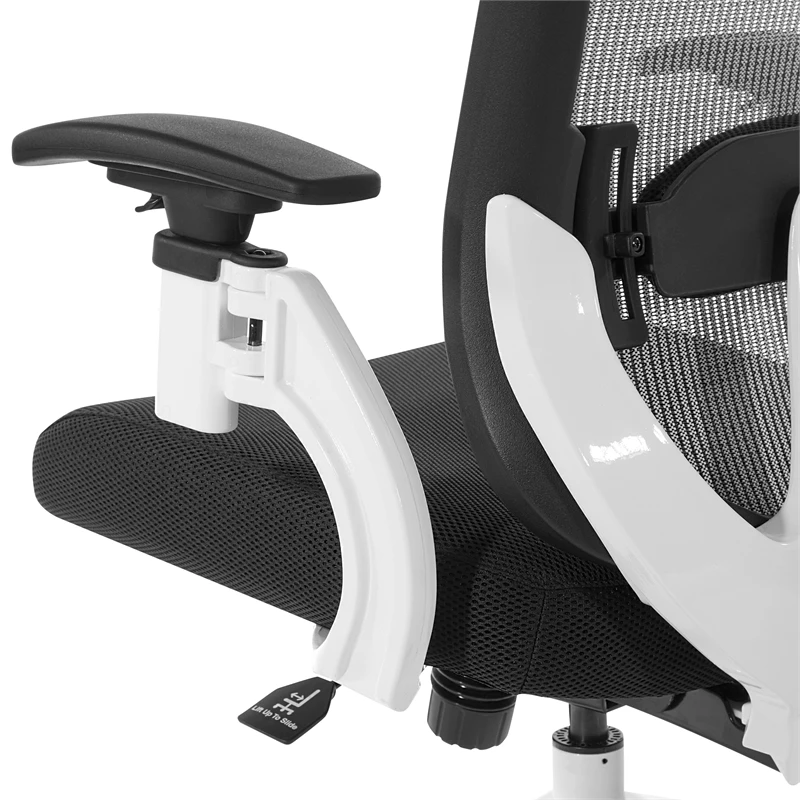 Flash Sale ✔️ Office Star White Vertical Mesh Back Manager's Chair With Black Mesh Fabric Seat 💯 9 Flash Sale ✔️ Office Star White Vertical Mesh Back Manager's Chair With Black Mesh Fabric Seat 💯 - Image 7