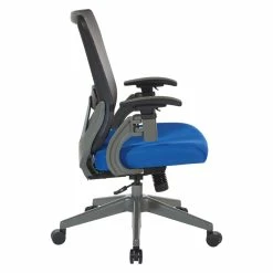Best Sale 💯 Office Star Gray Vertical Mesh Back Manager's Chair With Blue Mesh Fabric Seat 🎁 16 Best Sale 💯 Office Star Gray Vertical Mesh Back Manager's Chair With Blue Mesh Fabric Seat 🎁 -Deals Writing Desks Store 2533948 3 L