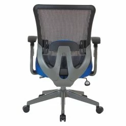 Best Sale 💯 Office Star Gray Vertical Mesh Back Manager's Chair With Blue Mesh Fabric Seat 🎁 17 Best Sale 💯 Office Star Gray Vertical Mesh Back Manager's Chair With Blue Mesh Fabric Seat 🎁 -Deals Writing Desks Store 2533948 4 L