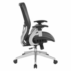 Promo 👏 Office Star Black Vertical Mesh Back Manager's Chair With Black Mesh Fabric Seat 🛒 -Deals Writing Desks Store 2533950 3 L