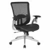 Promo 👏 Office Star Black Vertical Mesh Back Manager's Chair With Black Mesh Fabric Seat 🛒 -Deals Writing Desks Store 2533950 L