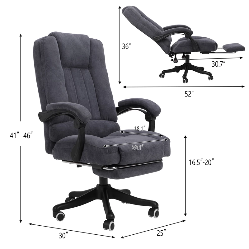 Wholesale ๐ Spirit Up Art 25" Wide Fabric Ergonomic Executive Chair In Blue ๐คฉ 6 Wholesale ๐ Spirit Up Art 25" Wide Fabric Ergonomic Executive Chair In Blue ๐คฉ - Image 4