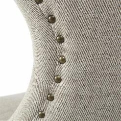 Promo 💯 Olliix Madison Park Erika Polyester Fabric And Solid Wood Office Chair In Cream/Morocco ⭐ -Deals Writing Desks Store 2538228 5 L