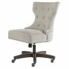 Promo 💯 Olliix Madison Park Erika Polyester Fabric And Solid Wood Office Chair In Cream/Morocco ⭐ -Deals Writing Desks Store 2538228 L