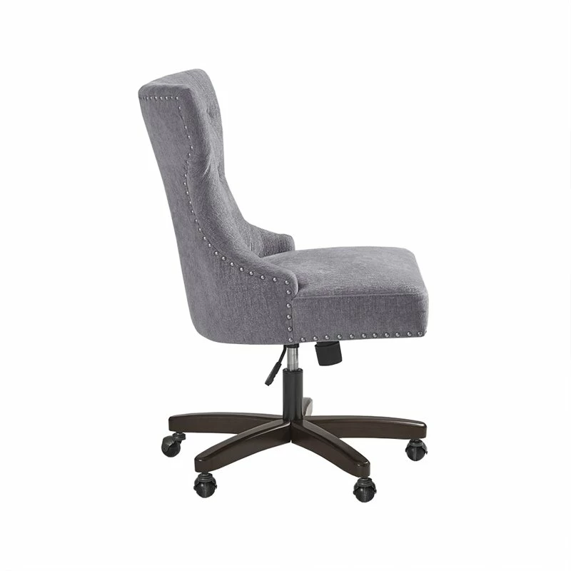 Best Sale 🔥 Olliix Madison Park Erika Polyester Fabric And Solid Wood Office Chair In Gray/Morocco 😀 6 Best Sale 🔥 Olliix Madison Park Erika Polyester Fabric And Solid Wood Office Chair In Gray/Morocco 😀 - Image 4