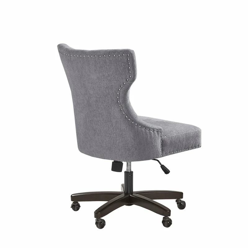 Best Sale 🔥 Olliix Madison Park Erika Polyester Fabric And Solid Wood Office Chair In Gray/Morocco 😀 7 Best Sale 🔥 Olliix Madison Park Erika Polyester Fabric And Solid Wood Office Chair In Gray/Morocco 😀 - Image 5