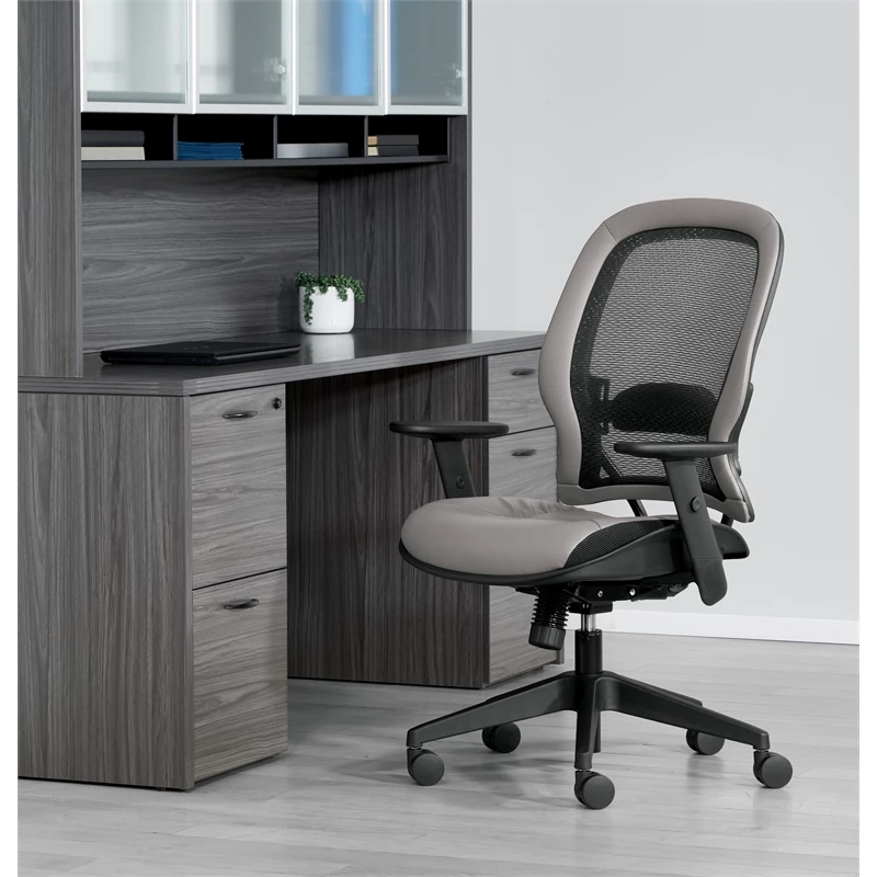 Hot Sale ๐ Office Star Dark Air Grid Back Managers Office Chair With Dillon Stratus Gray Fabric Seat ๐งจ 5 Hot Sale ๐ Office Star Dark Air Grid Back Managers Office Chair With Dillon Stratus Gray Fabric Seat ๐งจ - Image 3