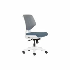 Outlet 👍 Unique Furniture Contemporary Fabric Seat Office Chair In Gray Finish 😉 -Deals Writing Desks Store 2557955 1 L