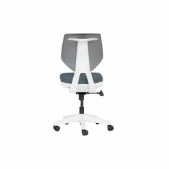 Outlet 👍 Unique Furniture Contemporary Fabric Seat Office Chair In Gray Finish 😉 -Deals Writing Desks Store 2557955 4 L