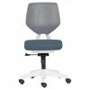 Outlet 👍 Unique Furniture Contemporary Fabric Seat Office Chair In Gray Finish 😉 -Deals Writing Desks Store 2557955 L