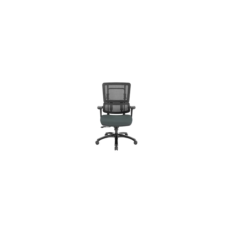 New ๐ Office Star Vertical Black Mesh Back Chair In Gray Custom Fabric Seat ๐คฉ 4 New ๐ Office Star Vertical Black Mesh Back Chair In Gray Custom Fabric Seat ๐คฉ - Image 2