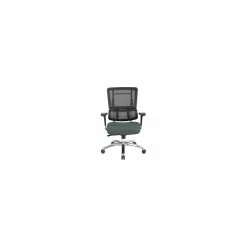 Brand new ⌛ Office Star Vertical Black Mesh Back Chair In Gray Fabric Mesh 💯 -Deals Writing Desks Store 2558106 2 L