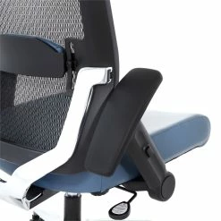 Outlet 😍 Office Star Black Matrix Back Manager's Office Chair With Dillon Blue Fabric Seat 😀 -Deals Writing Desks Store 2560327 8 L