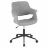 Promo 👏 LumiSource Vintage Flair Metal And Fabric Office Chair In Black/Gray 🌟 2 Promo 👏 LumiSource Vintage Flair Metal And Fabric Office Chair In Black/Gray 🌟 -Deals Writing Desks Store 2561266 L