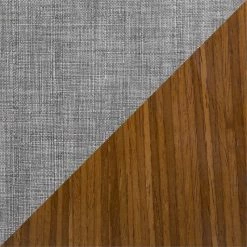 Cheapest 🤩 LumiSource Vintage Mod Metal Wood And Fabric Office Chair In Walnut/Light Gray 😉 -Deals Writing Desks Store 2561267 8 L