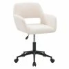Flash Sale ⭐ Atlin Designs Fabric Upholstered Task Chair In Off White 🔥 -Deals Writing Desks Store 2561608 8 L