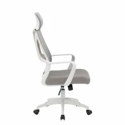 Best Pirce 🥰 UrbanPro Fabric Mesh Back Office Chair In Gray And White 🥰 27 Best Pirce 🥰 UrbanPro Fabric Mesh Back Office Chair In Gray And White 🥰 -Deals Writing Desks Store 2561820 11 L