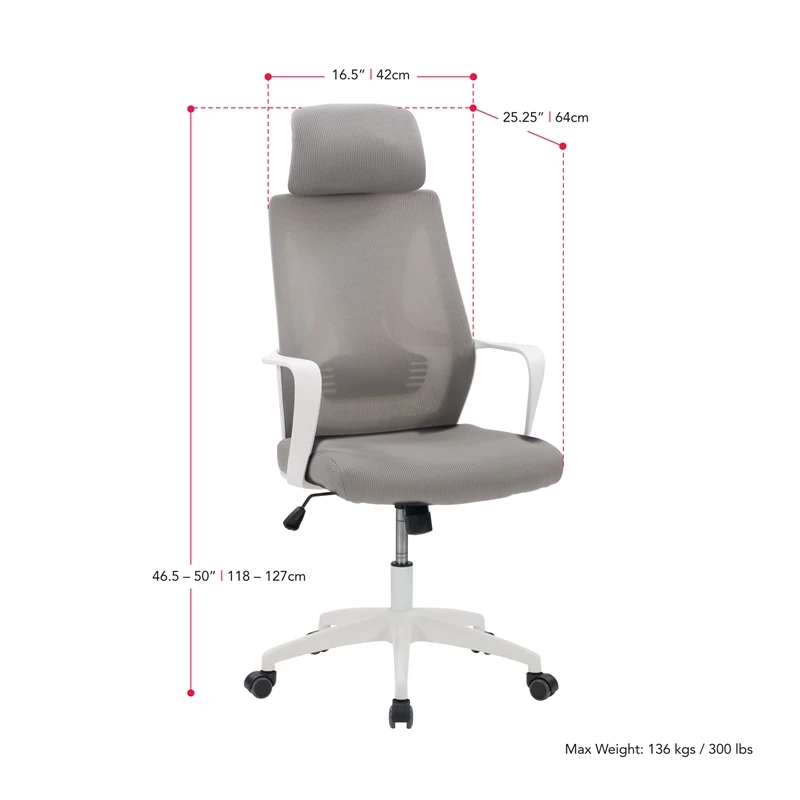 Best Pirce 🥰 UrbanPro Fabric Mesh Back Office Chair In Gray And White 🥰 9 Best Pirce 🥰 UrbanPro Fabric Mesh Back Office Chair In Gray And White 🥰 - Image 7