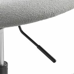 Deals 🌟 New Pacific Direct Noah 21.5" Fabric And Plywood Swivel Office Chair In Gray 🎁 -Deals Writing Desks Store 2568959 6 L