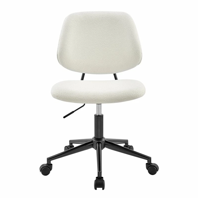 Best Pirce 🌟 New Pacific Direct Noah 21.5" Fabric And Plywood Swivel Office Chair In Ivory 🔥 4 Best Pirce 🌟 New Pacific Direct Noah 21.5" Fabric And Plywood Swivel Office Chair In Ivory 🔥 - Image 2