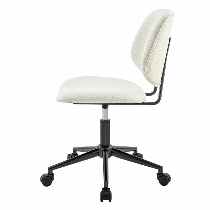 Best Pirce 🌟 New Pacific Direct Noah 21.5" Fabric And Plywood Swivel Office Chair In Ivory 🔥 5 Best Pirce 🌟 New Pacific Direct Noah 21.5" Fabric And Plywood Swivel Office Chair In Ivory 🔥 - Image 3