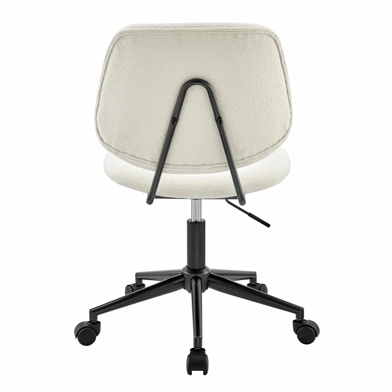 Best Pirce 🌟 New Pacific Direct Noah 21.5" Fabric And Plywood Swivel Office Chair In Ivory 🔥 6 Best Pirce 🌟 New Pacific Direct Noah 21.5" Fabric And Plywood Swivel Office Chair In Ivory 🔥 - Image 4