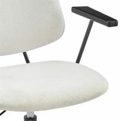 Coupon ⌛ New Pacific Direct Noah 21.5" Fabric Plywood Swivel Office Arm Chair In Ivory ✨ -Deals Writing Desks Store 2568961 5 L
