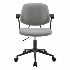 Budget ๐งจ New Pacific Direct Noah 21.5" Fabric And Plywood Swivel Office Arm Chair In Gray ๐ฏ 12 Budget ๐งจ New Pacific Direct Noah 21.5" Fabric And Plywood Swivel Office Arm Chair In Gray ๐ฏ -Deals Writing Desks Store 2568962 1 L